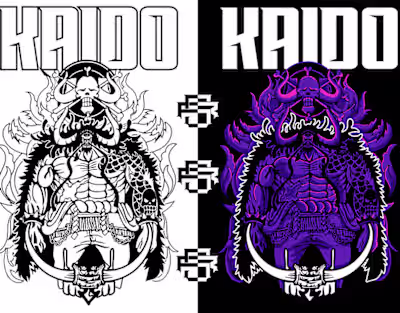Kaido T-Shirt Design | Behance