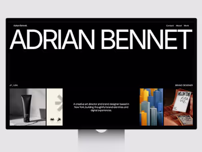 Design and Launch of 'Adrian' Framer Template