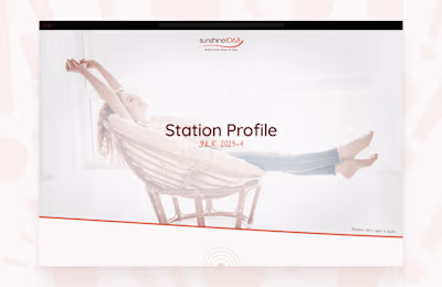 Sunshine 106.8 — Website Design & Framer Development & Animation