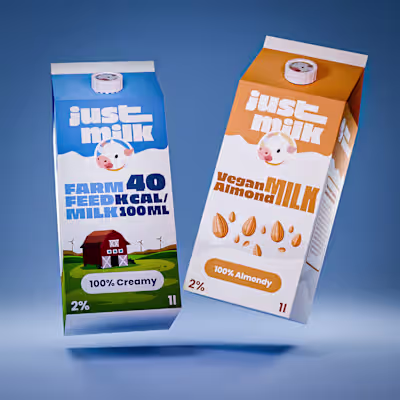 Milk Product Branding and Package Design