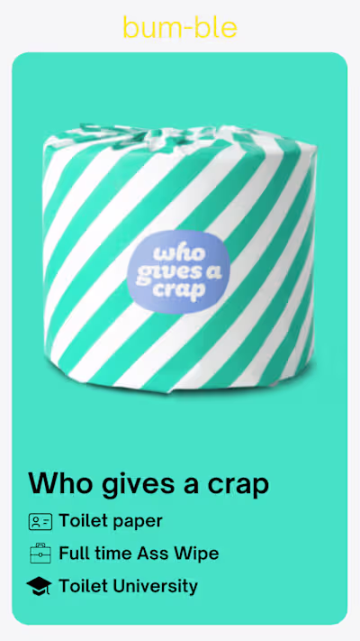 Social media/ad copy - Who Gives a Crap