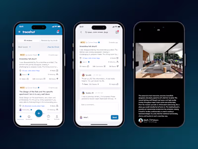 Tracehut Mobile App Design