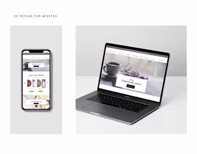MissTea –  E-commerce Revamp