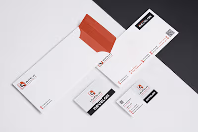 Envelope & Business Card Design for Buhayra Al Saraya – DEVELON