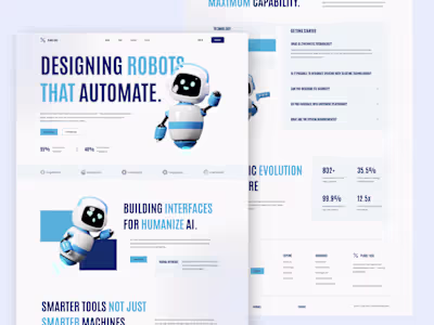 AI Automation SaaS Landing Page