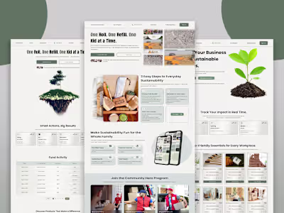 Kind Pack Website Design Eco-Friendly Digital Platform