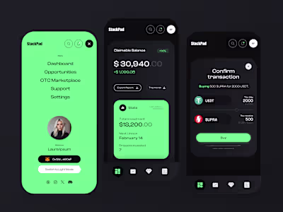 StackPad - Investment dashboard