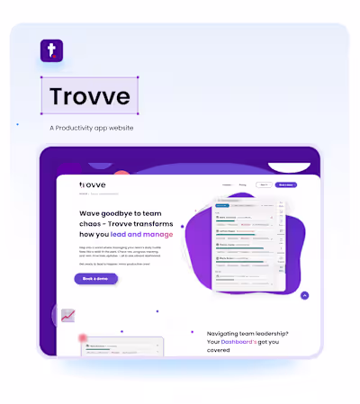 Streamlined Website Design for Trovve
