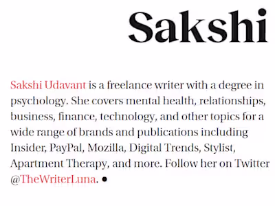 Sakshi Udavant: BigThink