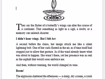 i will help you with chapter design