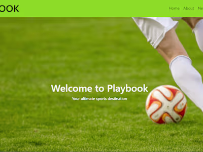 Football website using HTML, CSS , Javascript , React and GSAP