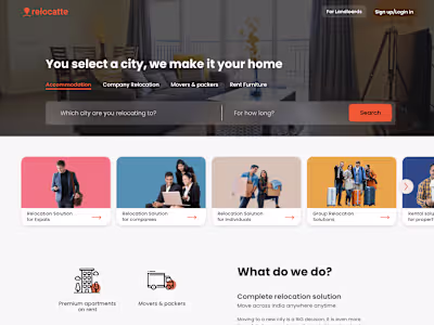 Relocatte Site Redesign