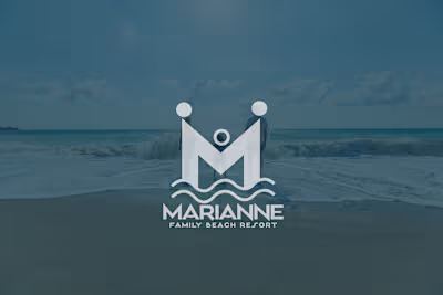 Logo Design and Sample Mockups For A Beach Resort