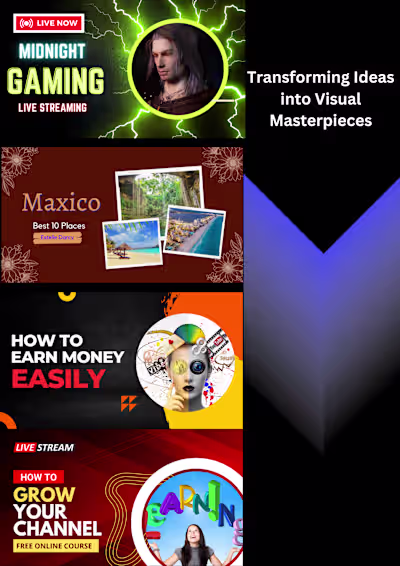 Thumbnail Design Portfolio Showcase