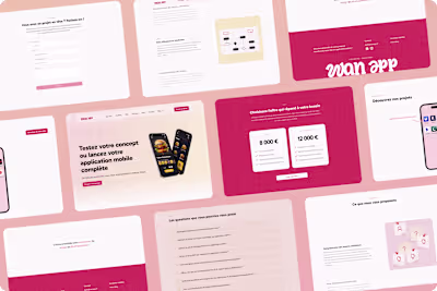 Wan App - Agency website
