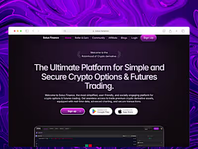 Solus Finance - Website redesign