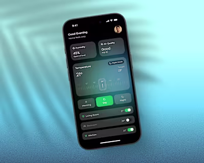 Smart Home App UI Design
