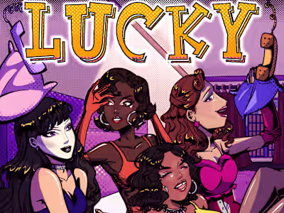 Redesigning the Album Art of "Lucky" RPDR for my Finals