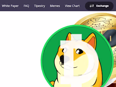 Tipestry Dogecoin Crypto Website