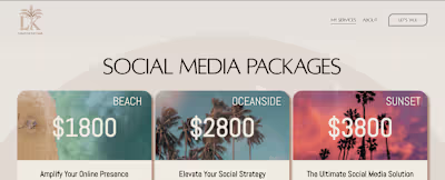 Custom Squarespace Website for SMMA Client with E-Commerce