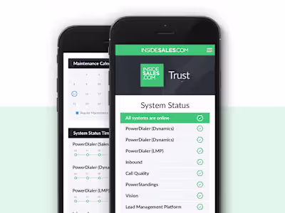 Systems Status Page