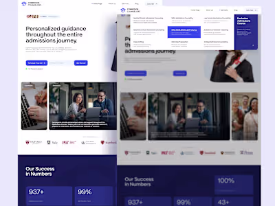 Webflow development for Corredor Counselors