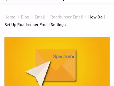 How Do I Set Up Roadrunner Email Settings