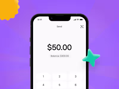 Fintech App Home Page