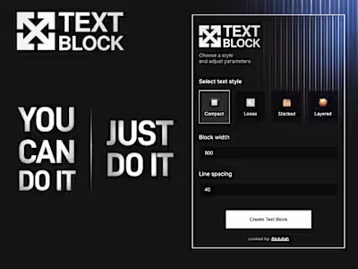 My Figma TEXT BLOCK plugin. Look at what it can do. Try out ...