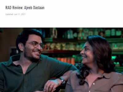 Film Review: Netflix's Ajeeb Dastaan🎬📝