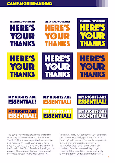 Social Media Campaign for the Victorian Trade Union