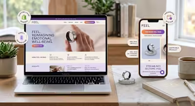 Shopify E-commerce Website for FEEL - Emotional Well-Being Ring