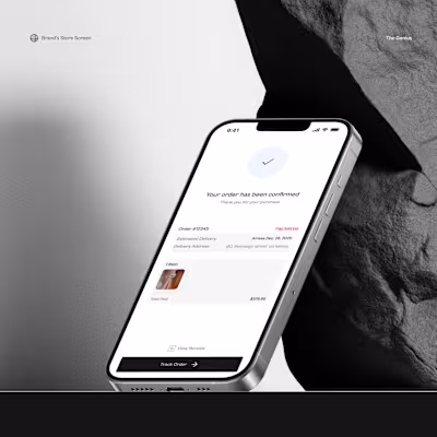 Brand & Product Discovery -> Checkout Screens