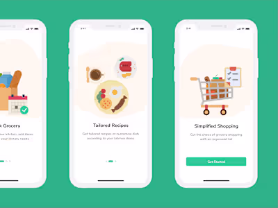 Designing a kitchen companion app 