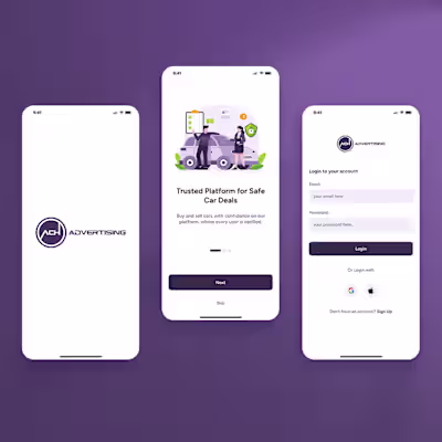 Mobile App for ACH Advertising
