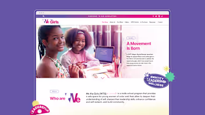 We the Girls Logo Revamp & Website