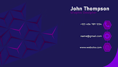 3D Business Card Design