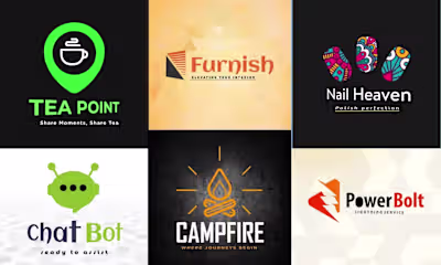Custom,Modern, Minimalist & Unique Logo Design Creation