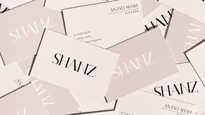 BRANDING PROJECT- SHANZ on Behance