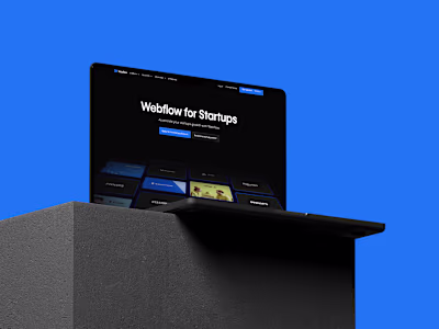 Webflow for Startups