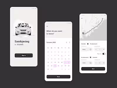 It's a internal app to incentivise employees to drive together.