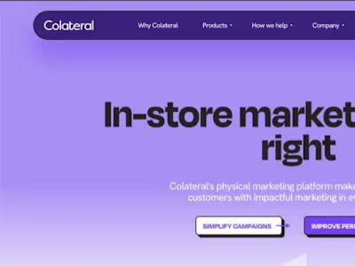 Multi-Location Marketing Platform | Colateral
