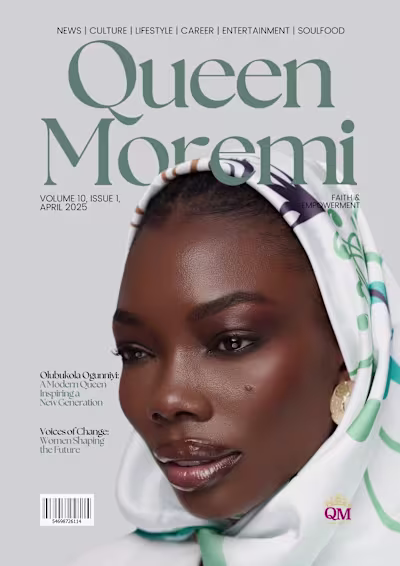 Magazine Cover Exploration for Queen Moremi