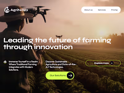 Agrinova : Leading the future of farming through innovation.