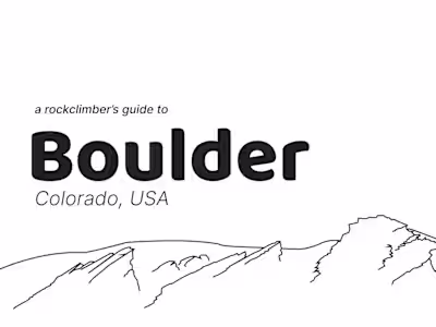 Landing page - climbing in Boulder, Colorado