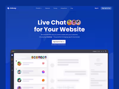 Chatway Platform Redesign