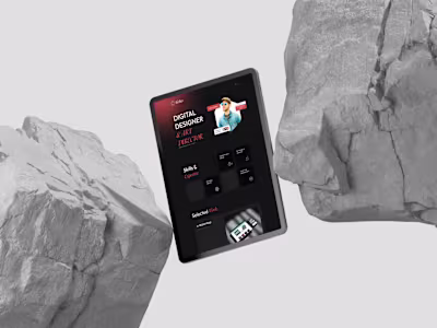 ifolio: Web design for porfolio