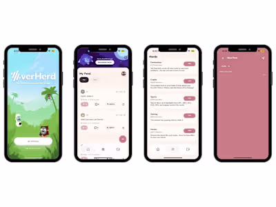 OverHerd Anonymous Social Platform Development