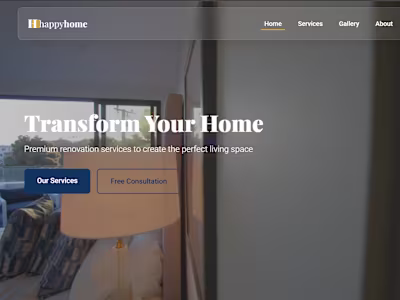 Happy Home | Room Renovation & Interior Decoration Made Simple