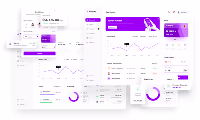 Web App SaaS Dashboard Design